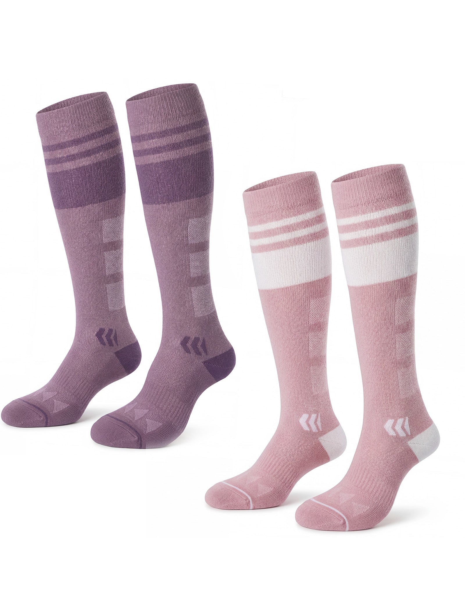 Momcozy Wide Calf Compression Socks 20-30mmHg for Sports 2 Pairs - Choice 706